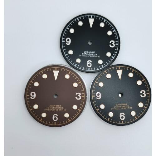 New Watch Part 30.5MM Luminous Dial Fit Miyota8215 8200 Eta2836 2824 2892 St16 St2130 Mingzhu 2813 Automatic Movement