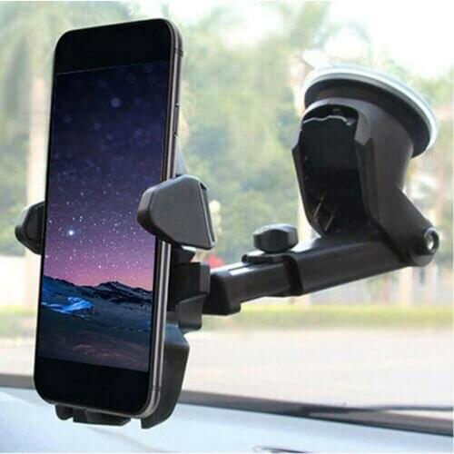 Adjustable 360 Degree Car Rearview Mirror Car Auto Rearview Mirror Mount Cell Phone Holder Bracket Stands For Smart Phone Gps