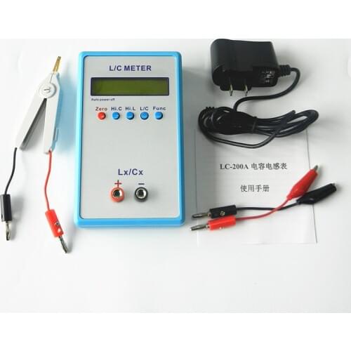 LC200A Handheld High Precision Capacitance Meter Inductance Meter Digital Bridge LCR Meter Capacitance Inductance Measurement