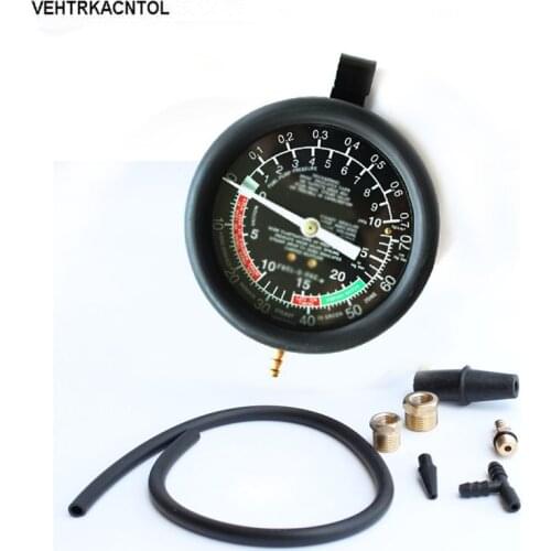 VEHTRKACNTOL Multifunction Car Engine Vacuum Pressure Gauge Meter For Fuel System Vaccum System Seal Leakage Tester