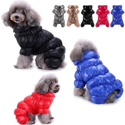 Dog Clothes Winter French Bulldog Dog Clothes For Small Dog Cotton Padded Warm Outfit Coat Jacket for Chihuahua pet clothes