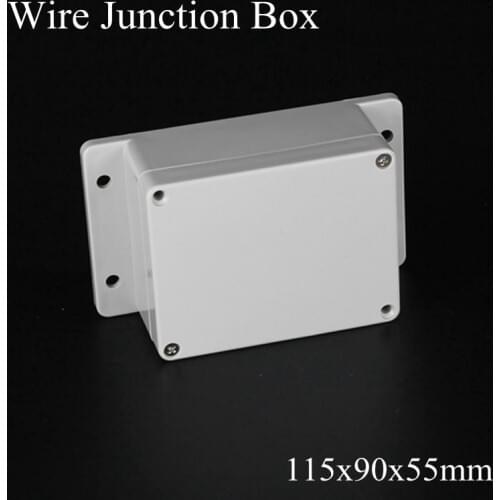 115x90x55mm ABS IP65 Waterproof Plastic Wire Junction Box With Mounted Distribution Enclosure Project Case Electronic Terminal