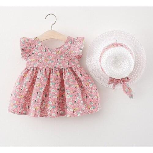4 pieces/lot) 2021 New Arrival Girls Summer Dress 042308