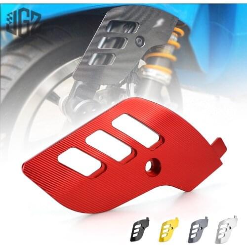 Motorcycle CNC Aluminum Rocker Cover Front Wheel Side Protector Decorate Bracket for Vespa Sprint Primavera LX S 150 Accessories
