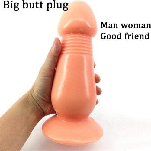 Prostate Massage Big Size Anal Plug Mushroom Type Ass Plug Sex Toys Large Butt Plug Anal Dilator For Women Men Anus Expansion