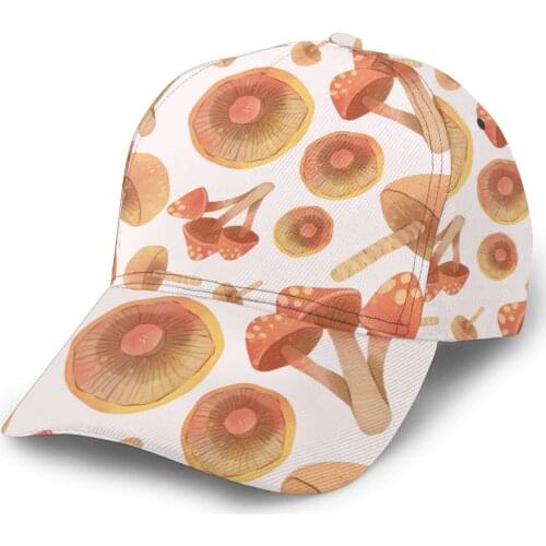 Mushroom Pattern Outdoor Sport Caps Baseball Hat Men Women Visor Cap Baseball Cap Street Hip Hop Caps