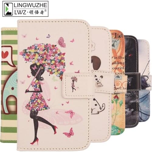 For Konka SP6 5.45" Case Luxury Leather Flip Wallet Cover for Konka SP6 Phone Case