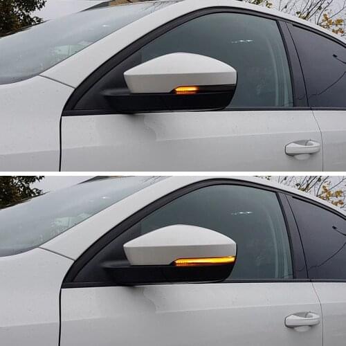 For Skoda Octavia Mk3 A7 5E Flasher Dynamic Blinker LED Turn Signal Light Side Mirror Indicator 2014 2015 2016 2017 2018 2019