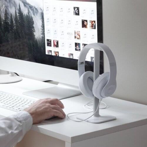 Flexible Headphone Holder Head-mounted Creative Headphone Holder Aluminium Alloy for Gamer Desktop Table Game Earphone