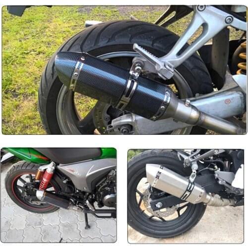 51MM Motorcycle pipe exhaust Moto Motocross Muffler for Yamaha yzf 250 virago 535 xmax 300 sr 250 fz16 mt 125 r1 2003 r1 2015