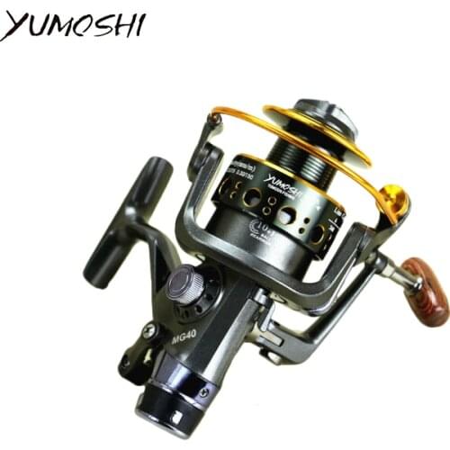 Yumoshi 3000- 6000 Metal Spinning Fishing Reel 10+1BB Saltewater Carp Fishing Reel Front and rear brake Speed ratio 5.0:1 5.2:1