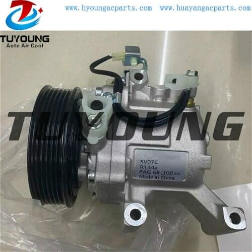 AC Compressor SV07C for Toyota Rush Subaru Daihatsu Terios 447190-6121 4472600667 4471602270 4472605820 4471906121 447260-0667