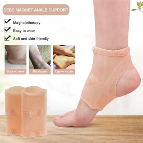 1Pc Magnetic Therapy Ankle Brace Support Pain Relief Sleeve Heel Protect Sock Ankle Brace Arch Support