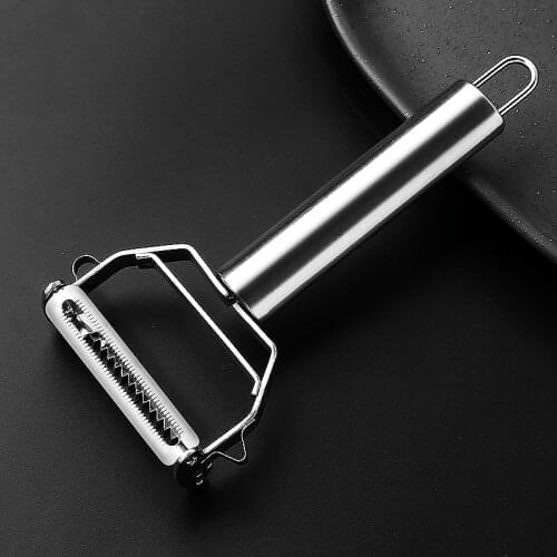 Multifunctional peeler double head vegetable cutter shredder shredder shredder brush peeling knife potato masher kitchen too