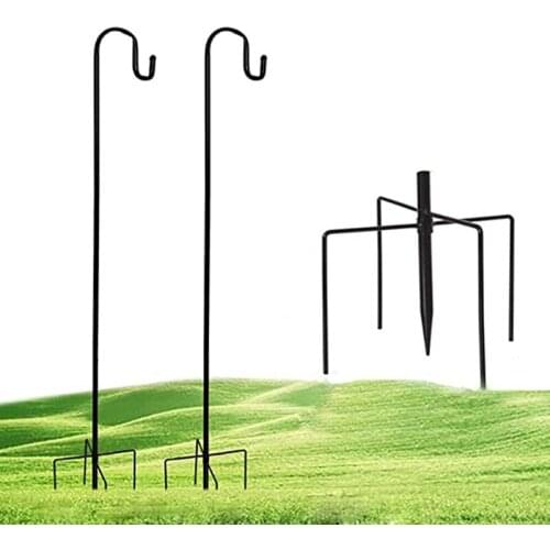 Shepherds Hooks, 2Pack Shepherd Hook Made Of Metal For Outdoor Bird Feeders Hanger, Solar Lights, Christmas Lights-ABUX