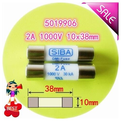 5019906 Fuse 2A 1000V DMI Fuse 10x38mm Fuses