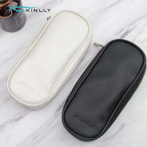 KINLLY Professional Portable Cosmetic Makeup Brush Bag Fashion Marble Case Beauty Brush Bag Makeup Brush Storage Bag For Girls