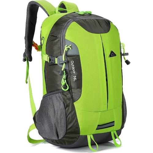 35L Camping Backpack Outdoor Sport Climbing Bag Waterproof Nylon Hiking Camping Travel Backpacks Cycling Bags For Sports WX083