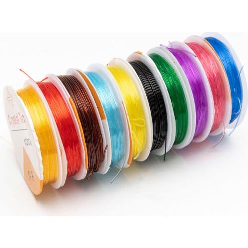 Multi-size Transparent Stretch Elastic Spool Rope Cord Crystal Thread String DIY Jewelry Making Beading Bracelet Wire Fishing
