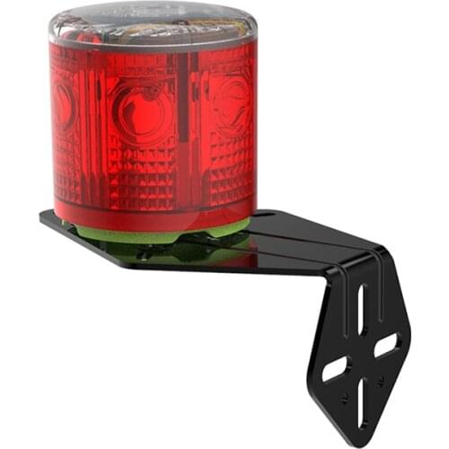 Rain-proof Optically Controlled No Switch Solar Warning alarm lamp light Safety Signal Beacon emergency traffic Alarm Lamp light