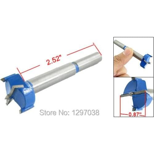 2pcs better 22mm Cutting Diameter Blue Hinge Boring Drill Bit for Carpentry