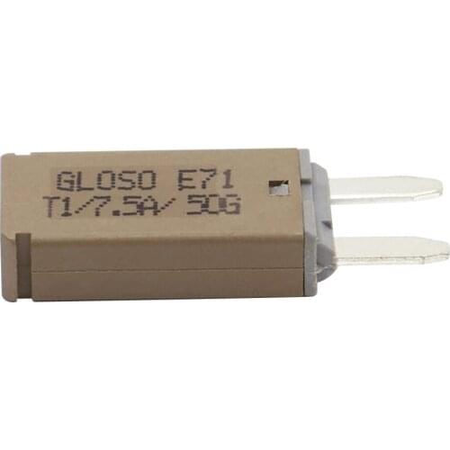 Replacement 7.5A 14V Car Vehicle Mini Blade Fuse Reset Circuit Breaker Operating Temp: -40°C ~85°C