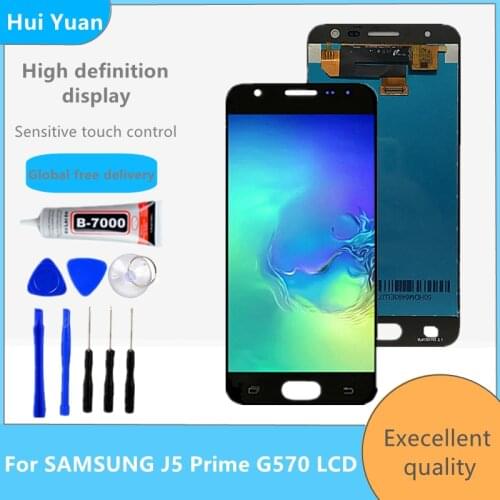 Original For 5.0" SAMSUNG J5 Prime LCD G570 G570F G570M Display Touch Screen For SAMSUNG GALAXY J5 Prime LCD Assembly