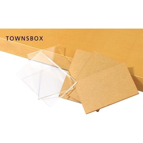 1/8" Thick Clear Acrylic Square Board Acrylic Block Blanks Plexiglass Cover Custom Shapes Craft Perspex Panel Lucite Sheet Board