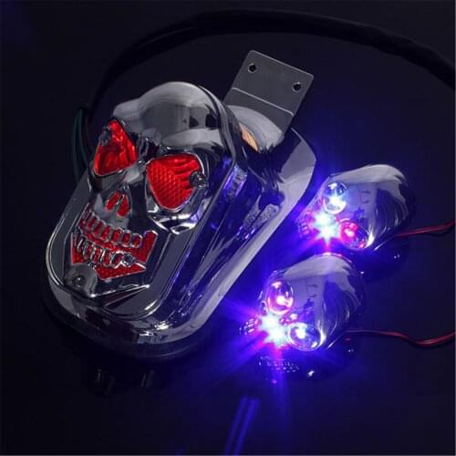 1 set 20W Rear /Tail / Stop / Brake Light Rear Lamp Retro LED Motorcycle Turn Signal Lights Indicators Motorcycle Quad ATV