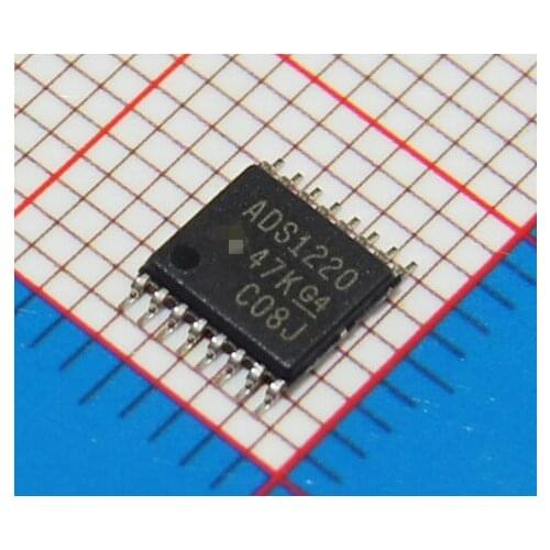 1Pcs New original ADS1220IPW ADS1220IPWR ADC 24BIT SIGMA-DELTA 16TSSOP