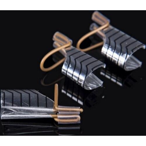 5pcs/set Nail Art Reusable Nail Forms for UV Gel Silver/Gold Manicure Nail Tips Extension Guide Builder Tools Kit