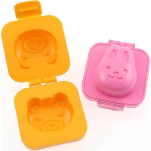 6Pcs Boiled Egg Sushi Rice Mold Mould Bento Maker Sandwich Cutter Moon Cake Decorating Decoration Kitchen Tools TN88