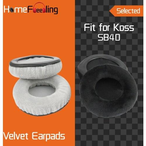 Homefeeling Earpads for KOSS SB40 Headphones Earpad Cushions Covers Velvet Ear Pad Replacement