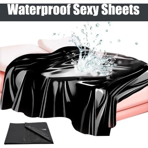 BDSM Waterproof Adult Sex Bed Sheets For Sex Game Lubricants Waterproof Bed Cover Couple Flirt Wetlook Bondage Wet Play Sex Tool