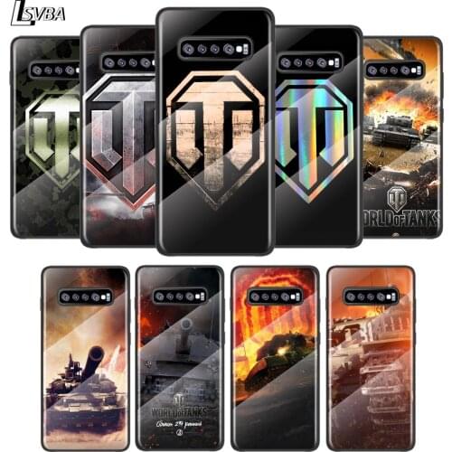Game World Tanks For Samsung Galaxy S21 Ultra Plus 5G M51 M31 M21 Tempered Glass Cover Shell Luxury Phone Case