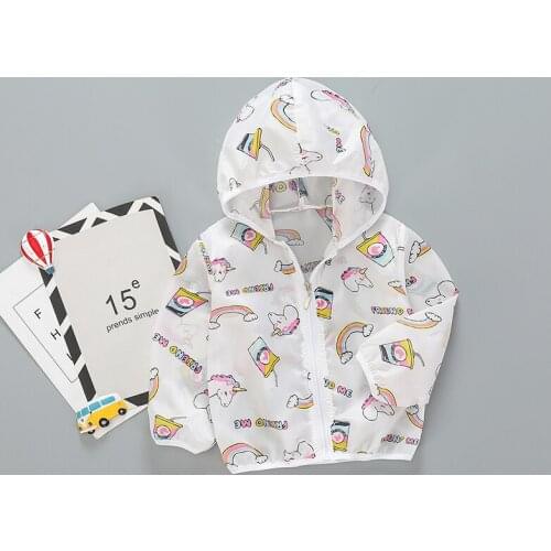 IENENS Kids Baby Coat Boys Girls Jacket Hoodies Sun Protection Clothes Children Boy Hooded Clothing Beach Jackets Coats