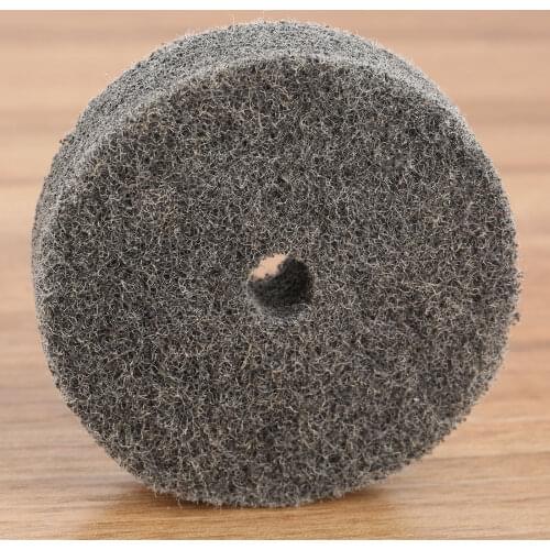 75mm/3inch Fiber Abrasives Polishing Buffing Wheel Pad For Metals Ceramics Gray Grinding Disc Wheel for Dremel Tools