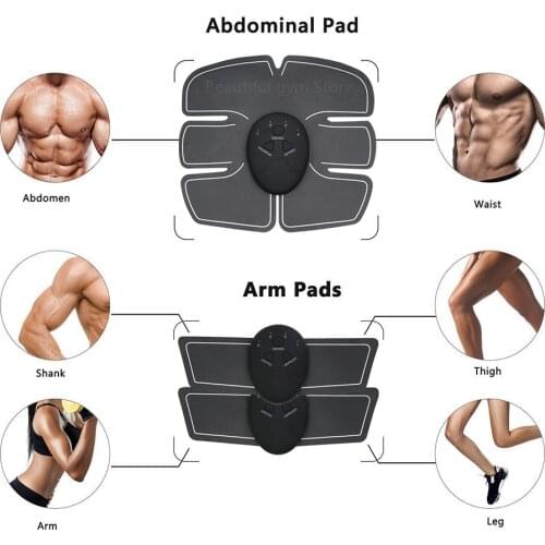 EMS Hip Muscle Stimulator ABS Abdominal Muscle Trainer Exercise Weight Loss Relaxation Body Fitness Home Gym Workout Equipment