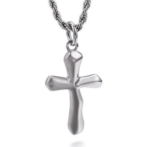 European and American stainless steel cross mens pendant