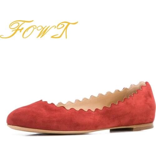 FOWT Women's Ballet Flats With Heels