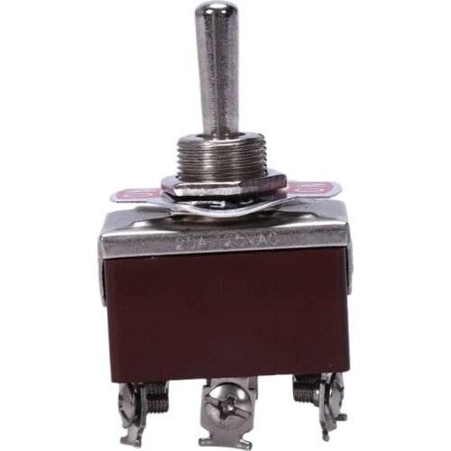 Hot AC 250V/15A 125V/20A ON/OFF/ON 3 Position DPDT Momentary Toggle Switch