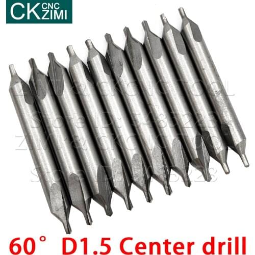 HSS High Speed Steel Combined Center Lathe Mill Tackle Tool 1.5mm 60 Degree Countersink Bit Drill Set For Power Tool Accessories