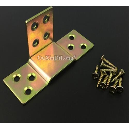 Brand New 20PCS Metal Furniture Wood Bed Hinge Pendant Insert Bed Buckle Accessories For Bed Sofa Furniture Connectors