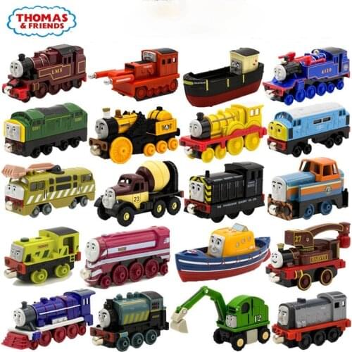 Thomas and Friends Train Metal Magnetic Locomotive Blocks Connor Caitlin Diesel Alfie Mavis Alloy Model Kids Toys Birthday Gifts