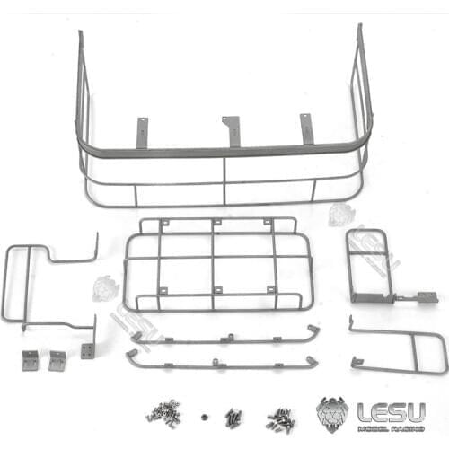 Metal Protective Guard Fence for 1/14 LESU RC Komatsu AC360 Hydraulic Metal Excavator DIY Model Car