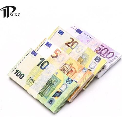 200Sheets Dollhouse Miniature Euro Paper Money Model Toys Accessories Childrens Toy Gift Doll House Miniature