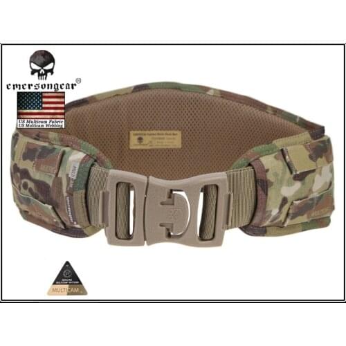 EMERSONE MOLLE Padded Molle Waist Belt Men Airsoft Combat Military Army belt Multicam EM9086 Waist Support