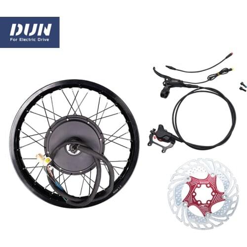 18" 19" 21" QS 205 50H V3 Spoke Wheel Motor Set with Rear Hydraulic Disc Brake Assembly E-Brake Function Convert Kits