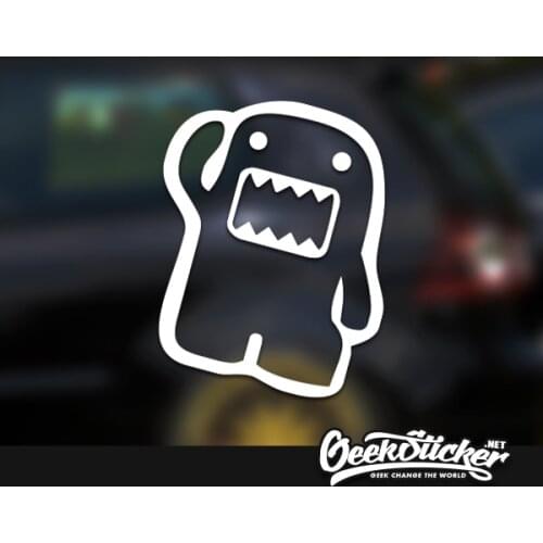 Domo Kun JDM Hellaflush Car Window Stickers Reflective Waterproof Cool Decals Modified Accessories For lexus is250 mustang f80