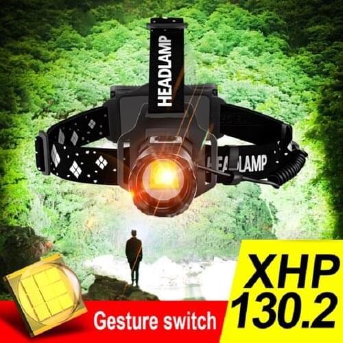 XHP130.2 High power Led Headlamp Flashlight XHP90.2 Led Headlight 18650 Rechargeable USB Head lamp xhp70 Zoom fishing Head Torch